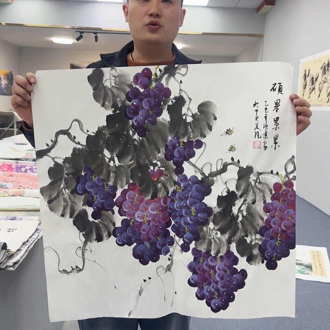 国画国画作品宣纸纯手绘