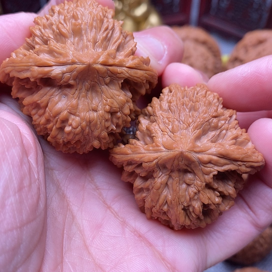 文玩核桃把件用****0全品满天星43尺