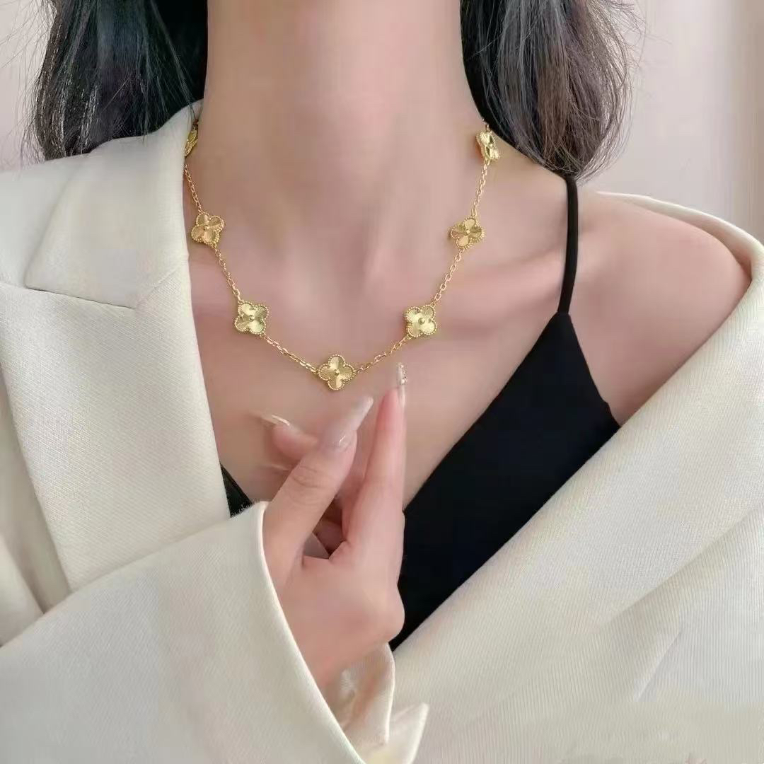 铜合金项链 同款五花项链精致时尚百搭