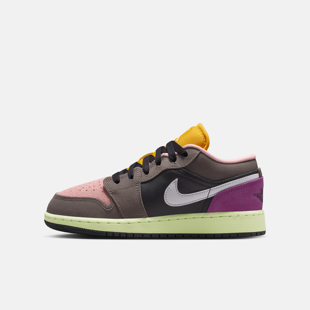 NIKE耐克AIR JORDAN 1 LOW SE(GS)流光风休闲篮球鞋HQ2021-005
