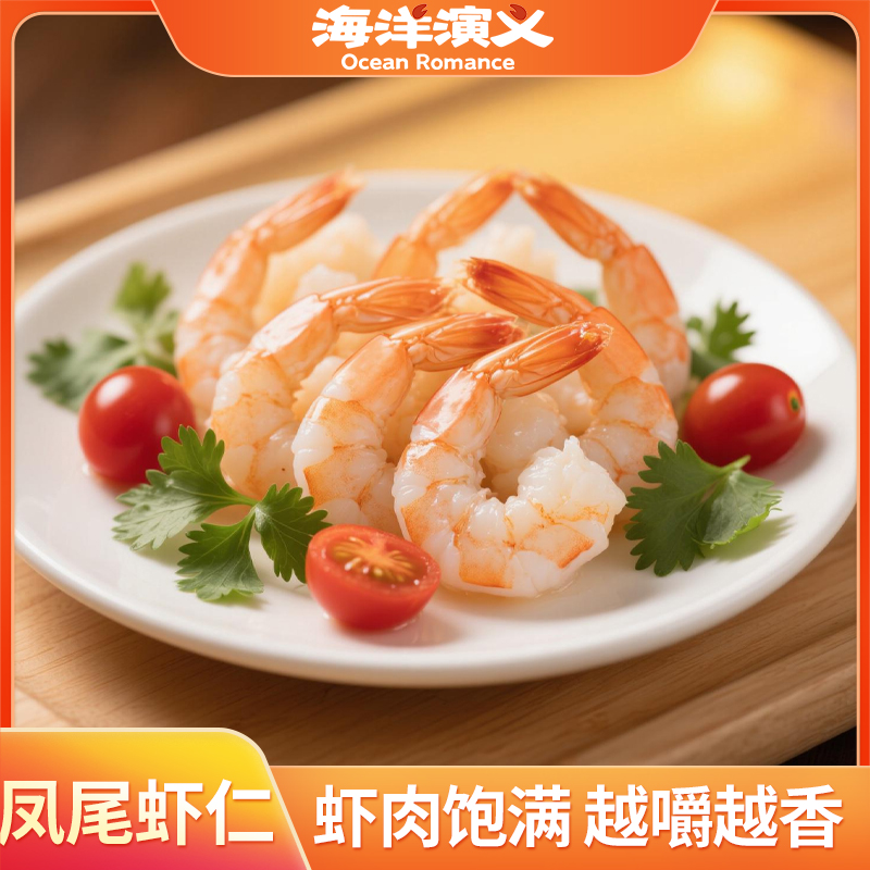 海洋演义 凤尾虾仁 200G/包*5包