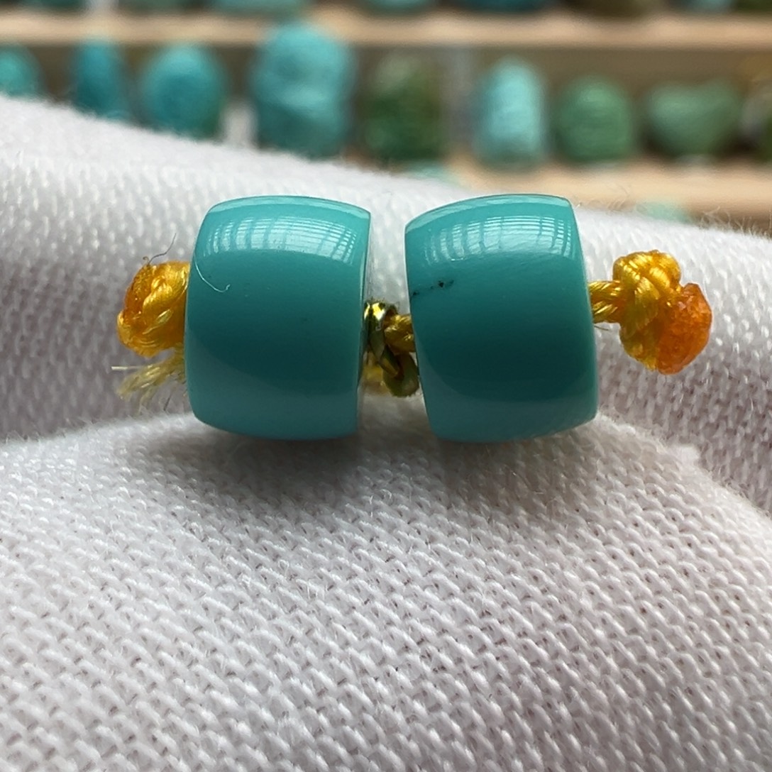 绿松石未镶嵌配饰6.4×4.4