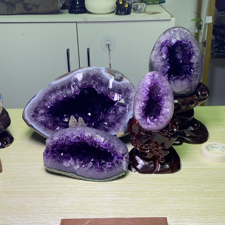 水晶天然水晶家居办公摆件未镶嵌