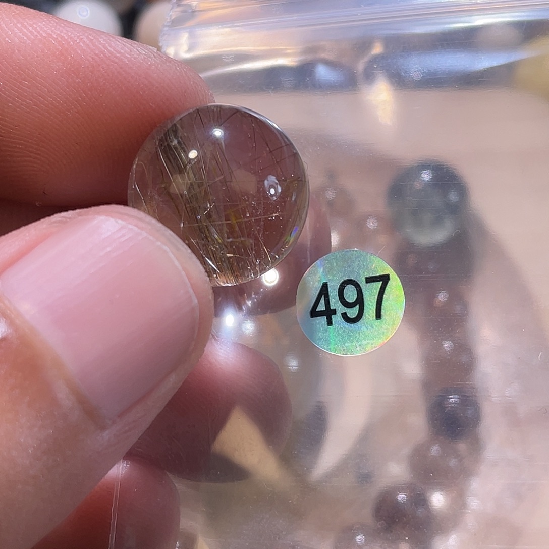 忘***。发晶手链未镶嵌发晶