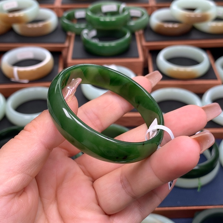 和田玉（碧玉）5253圈口未镶嵌