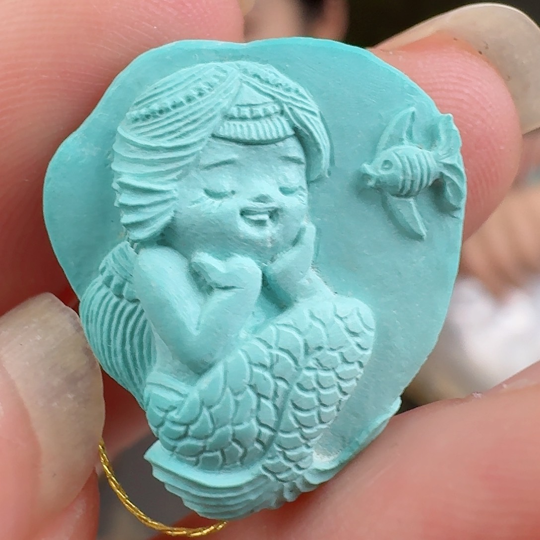 绿松石珠宝奇石未镶嵌