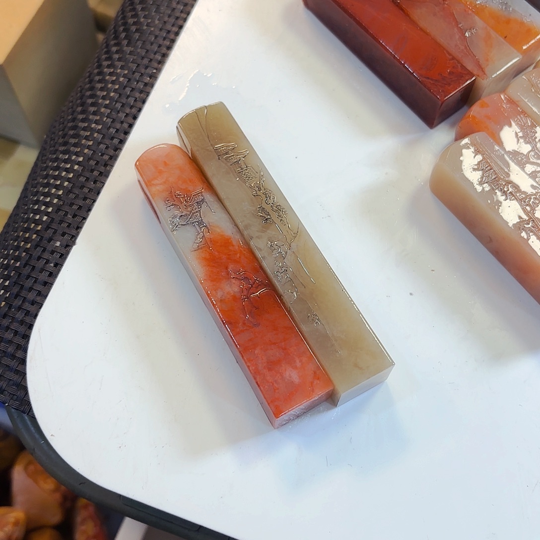 米***哥青田石印石苹果等新材料