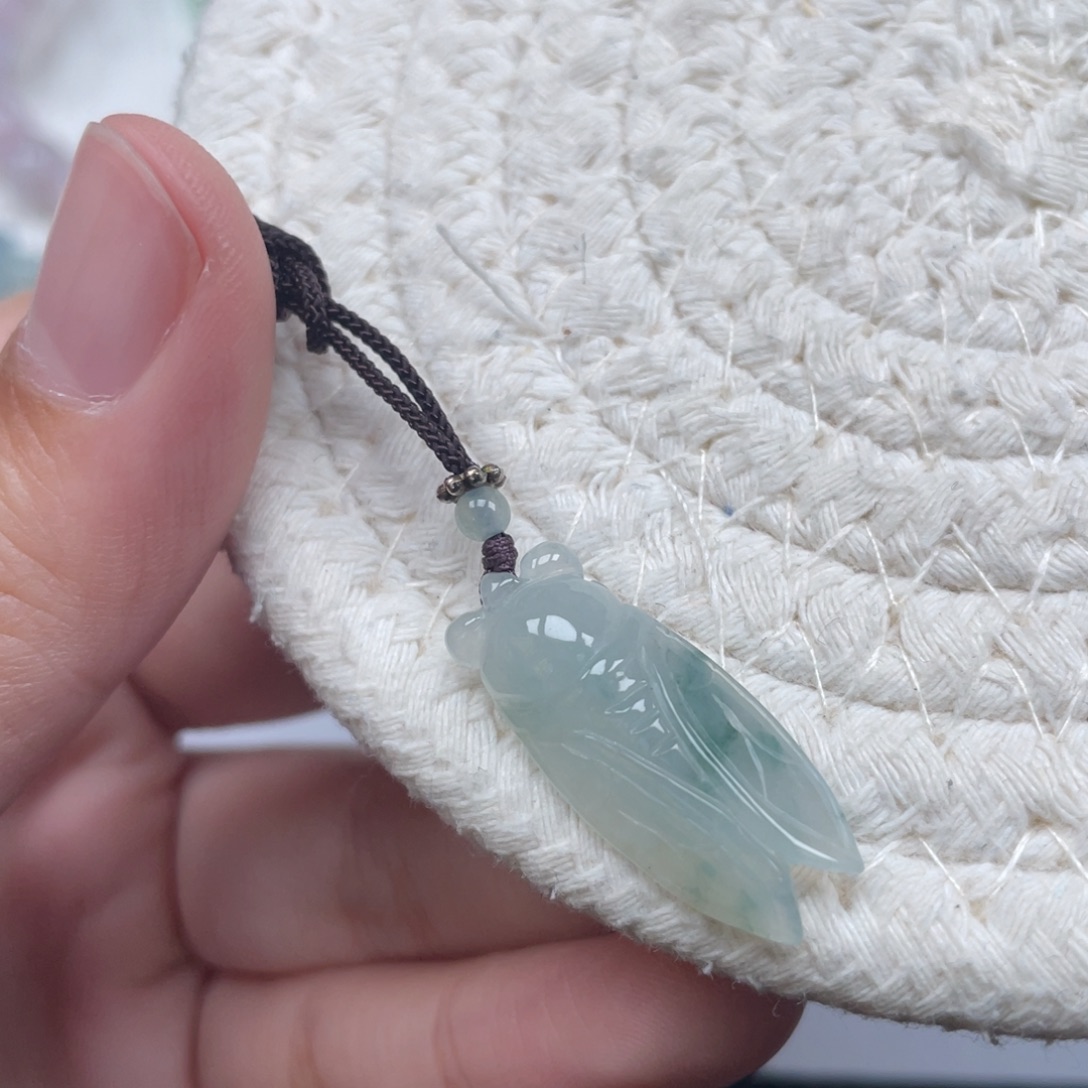 翡翠未镶嵌颈饰天然A货缅甸翡翠