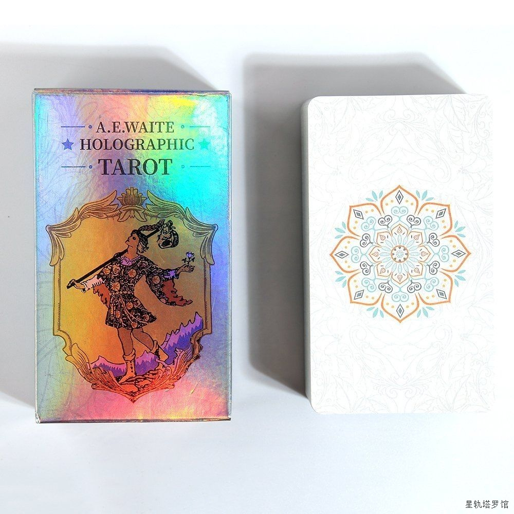 经典韦特塔罗牌合集初学者 镭射纸质款一副tarot塔罗牌带教程