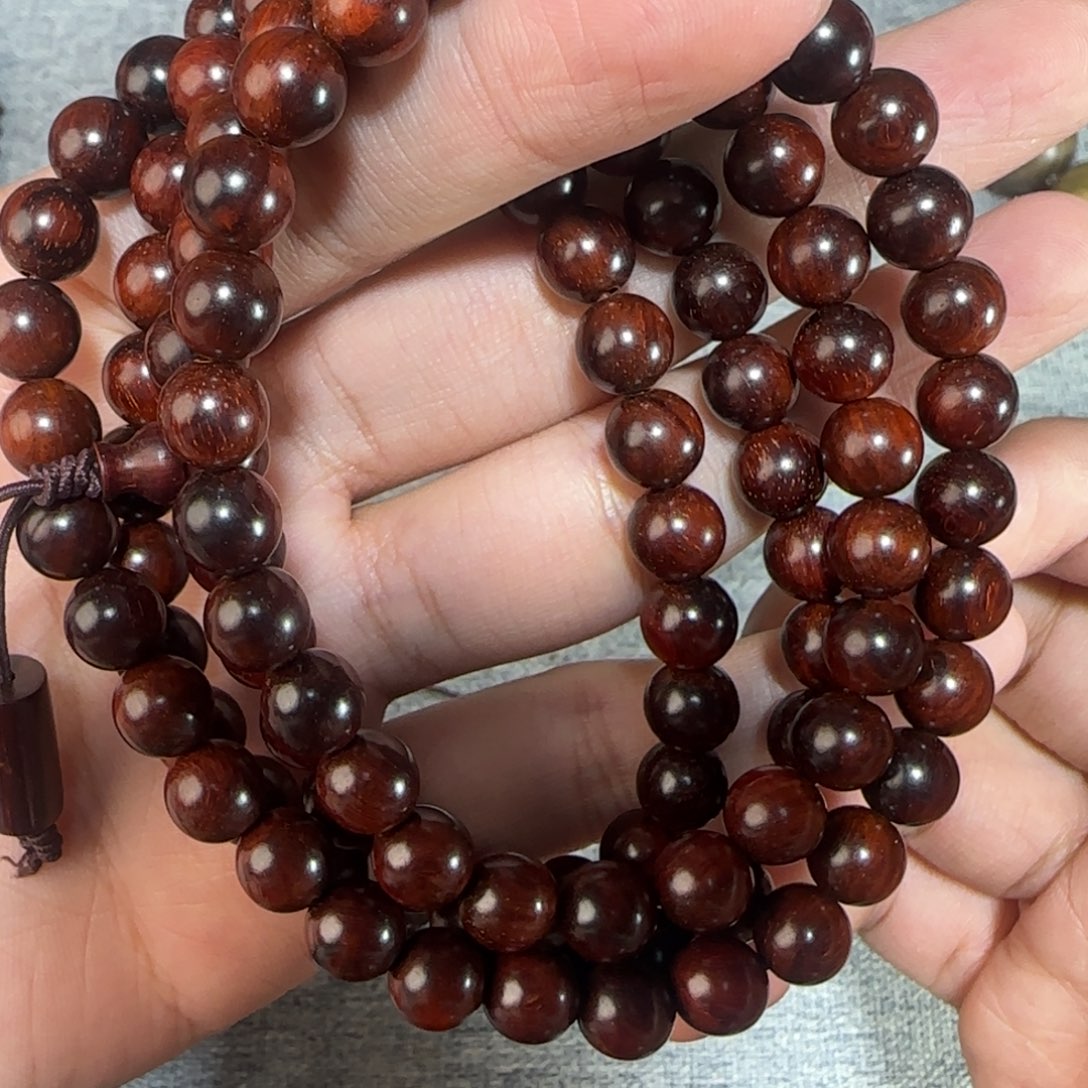 木印度小叶紫檀超精工麟底金星