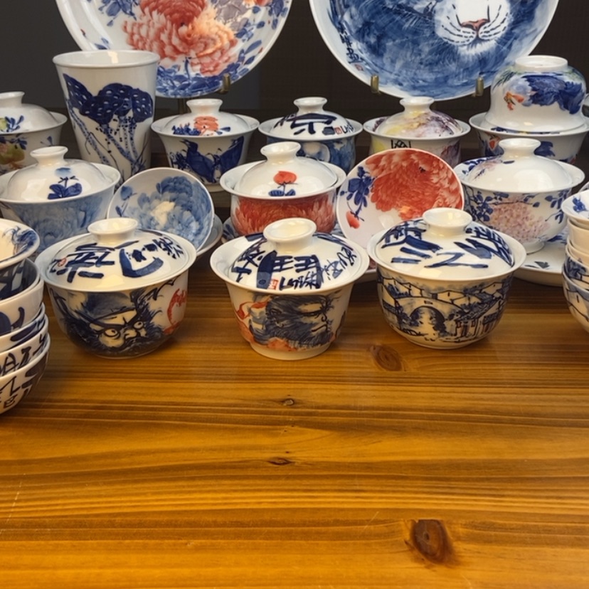 【闪购商品】瓷片景德镇手绘茶具