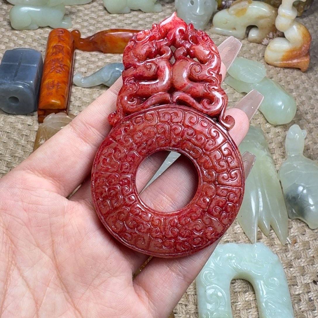 白玉菩提吊坠挂件