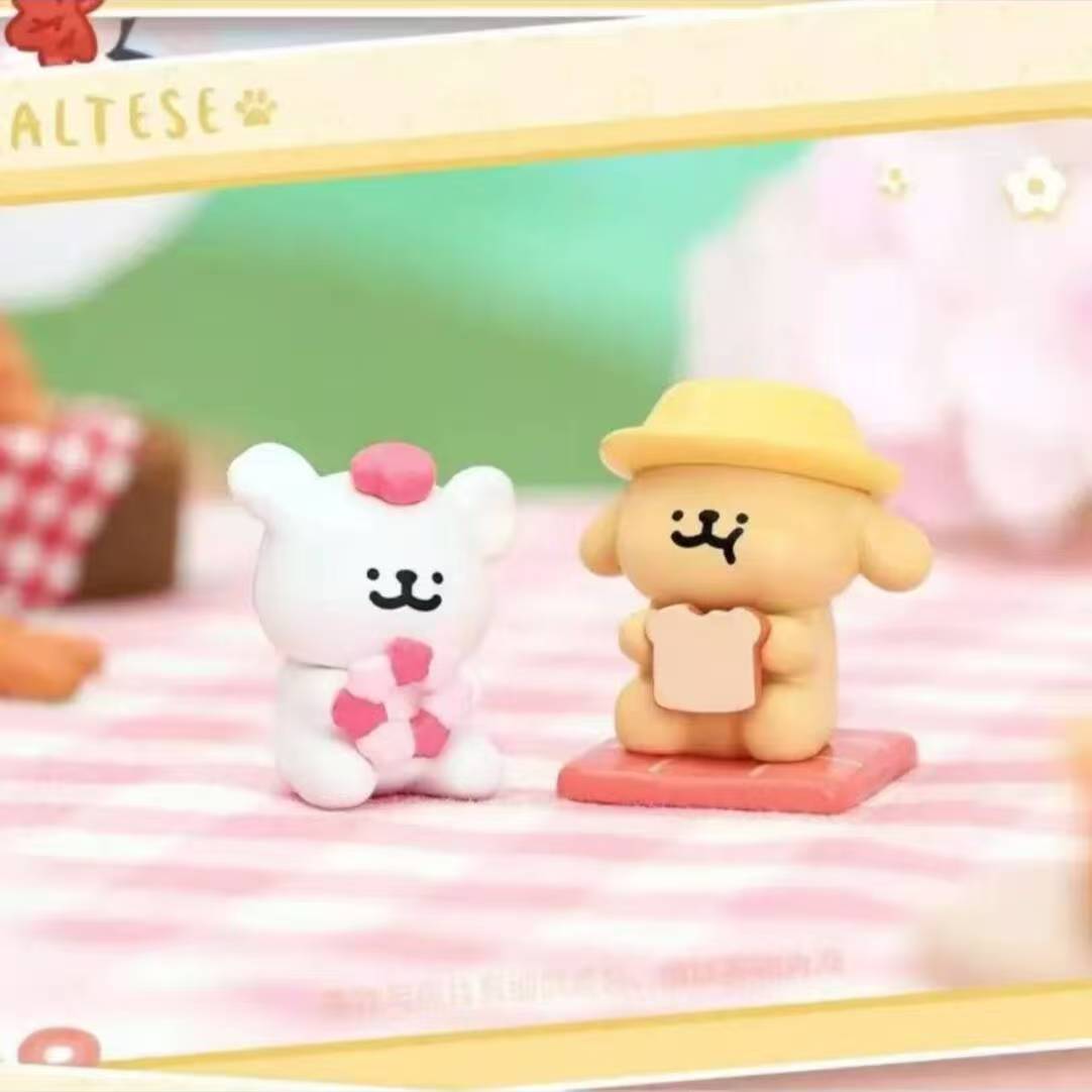 (代拆)线条小狗天气预报系列萌粒盲袋 娃娃可爱