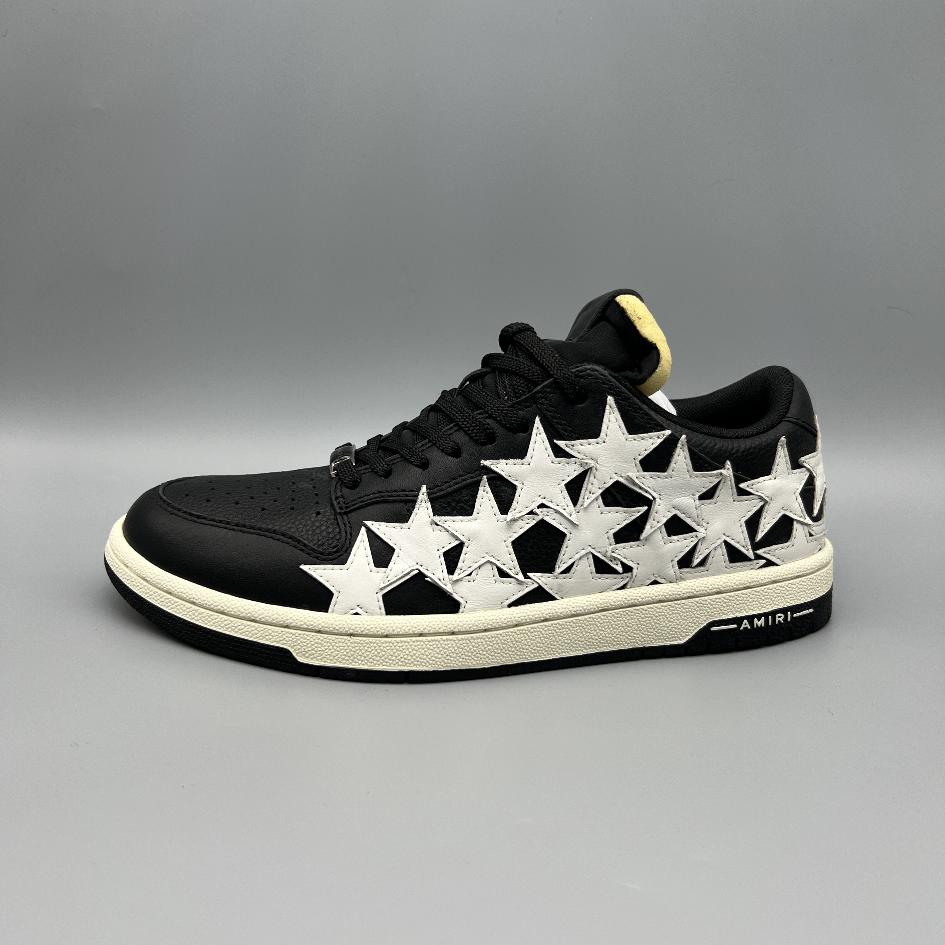 amiri/埃米尔 am189 经典黑色星星休闲鞋 时尚潮流