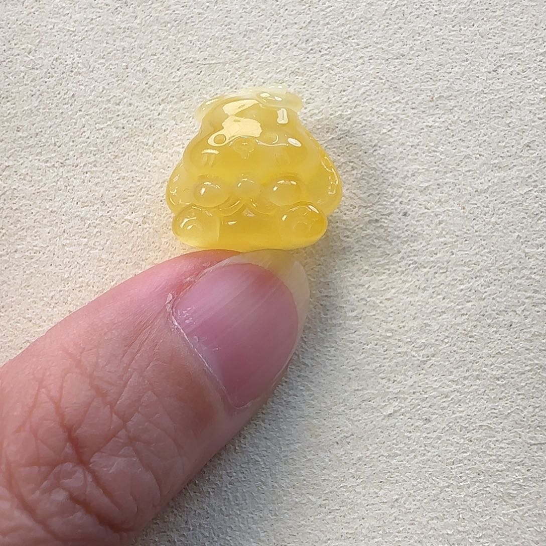 琥珀未镶嵌珠宝奇石钱****～