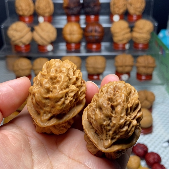 把件文玩核桃盘古金蟾25