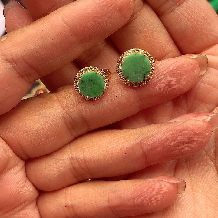 翡翠颈饰银S925镶嵌翡翠