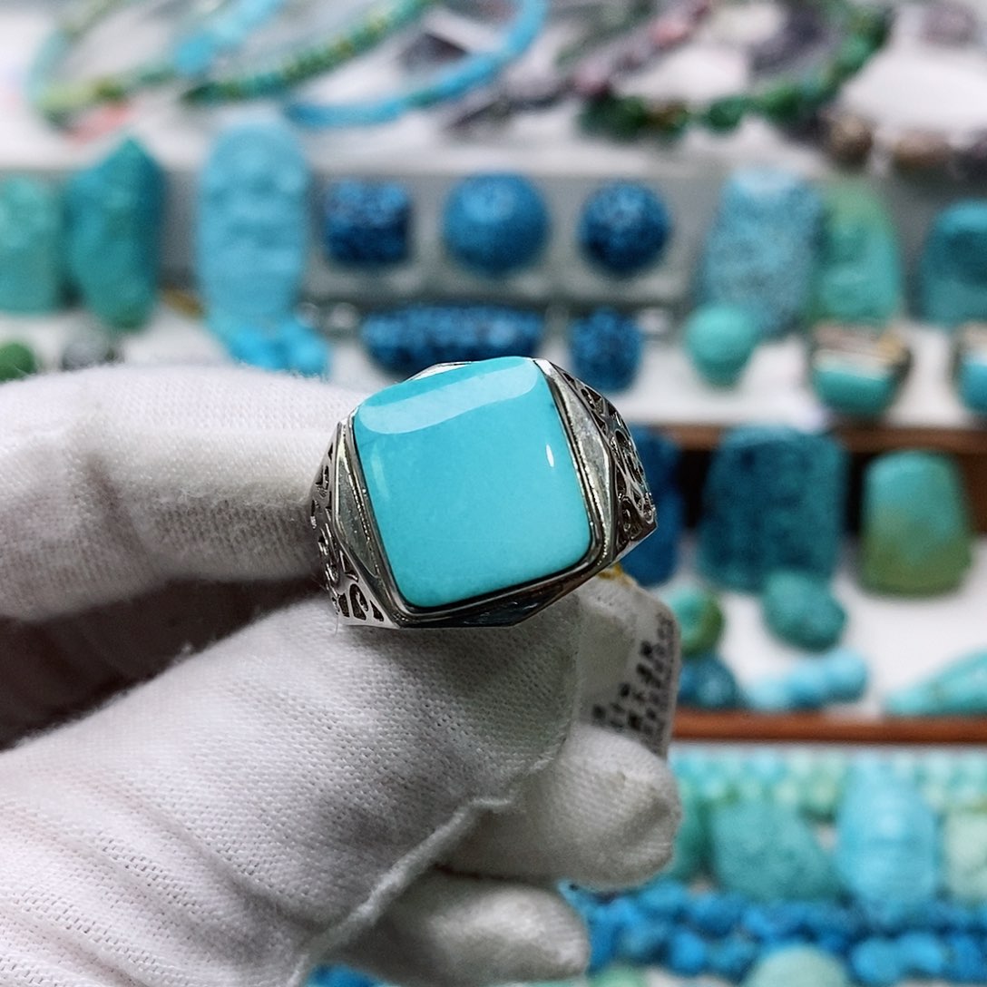 绿松石珠宝奇石未镶嵌