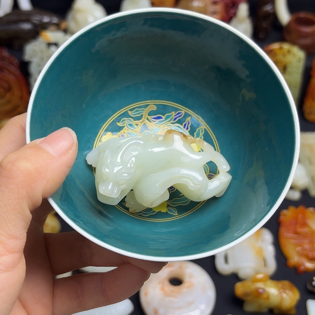 东***升瓷片精美摆件摆件