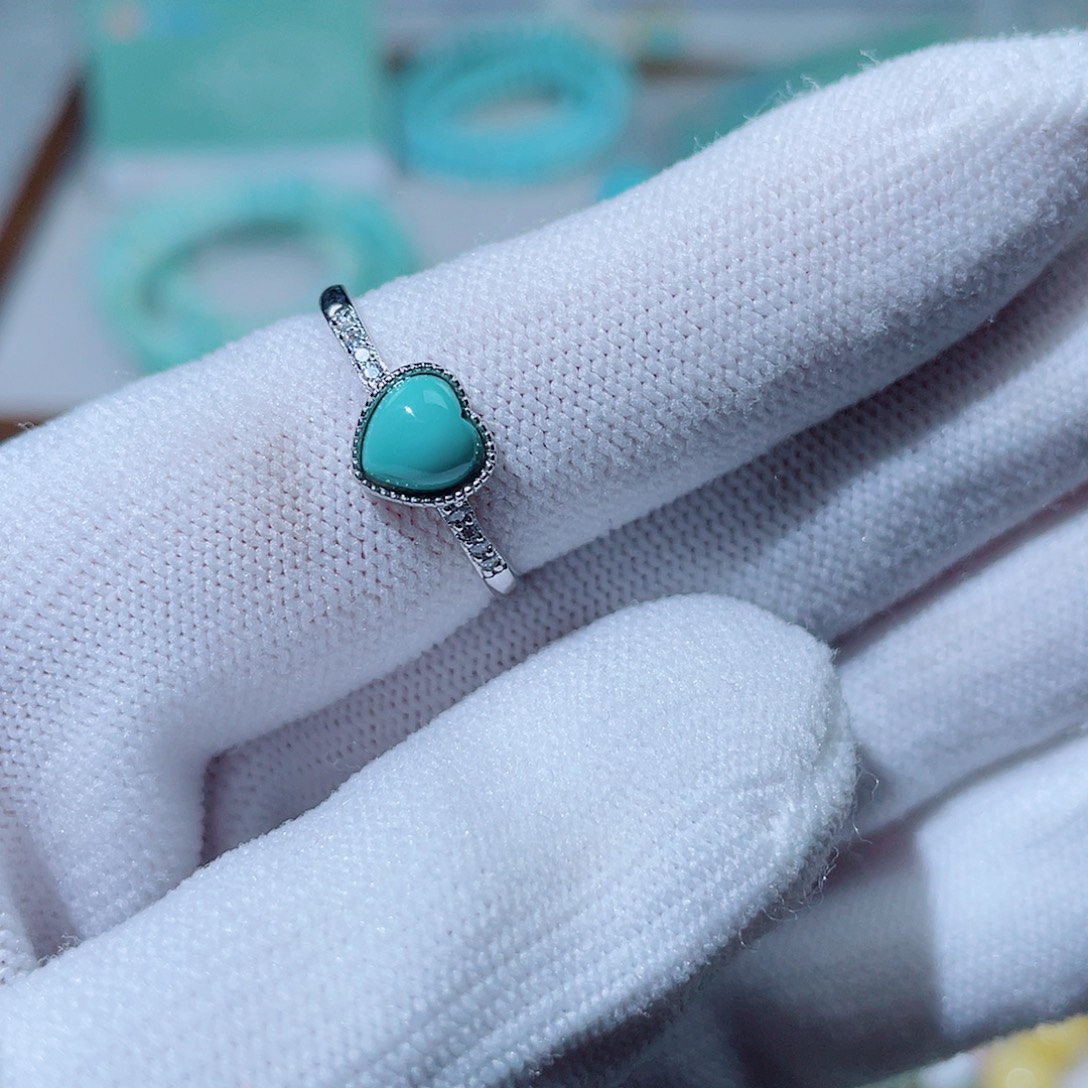 禅***涵绿松石银S925镶嵌珠宝半成品