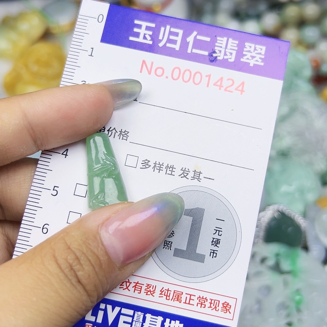 翡翠未镶嵌颈饰11 