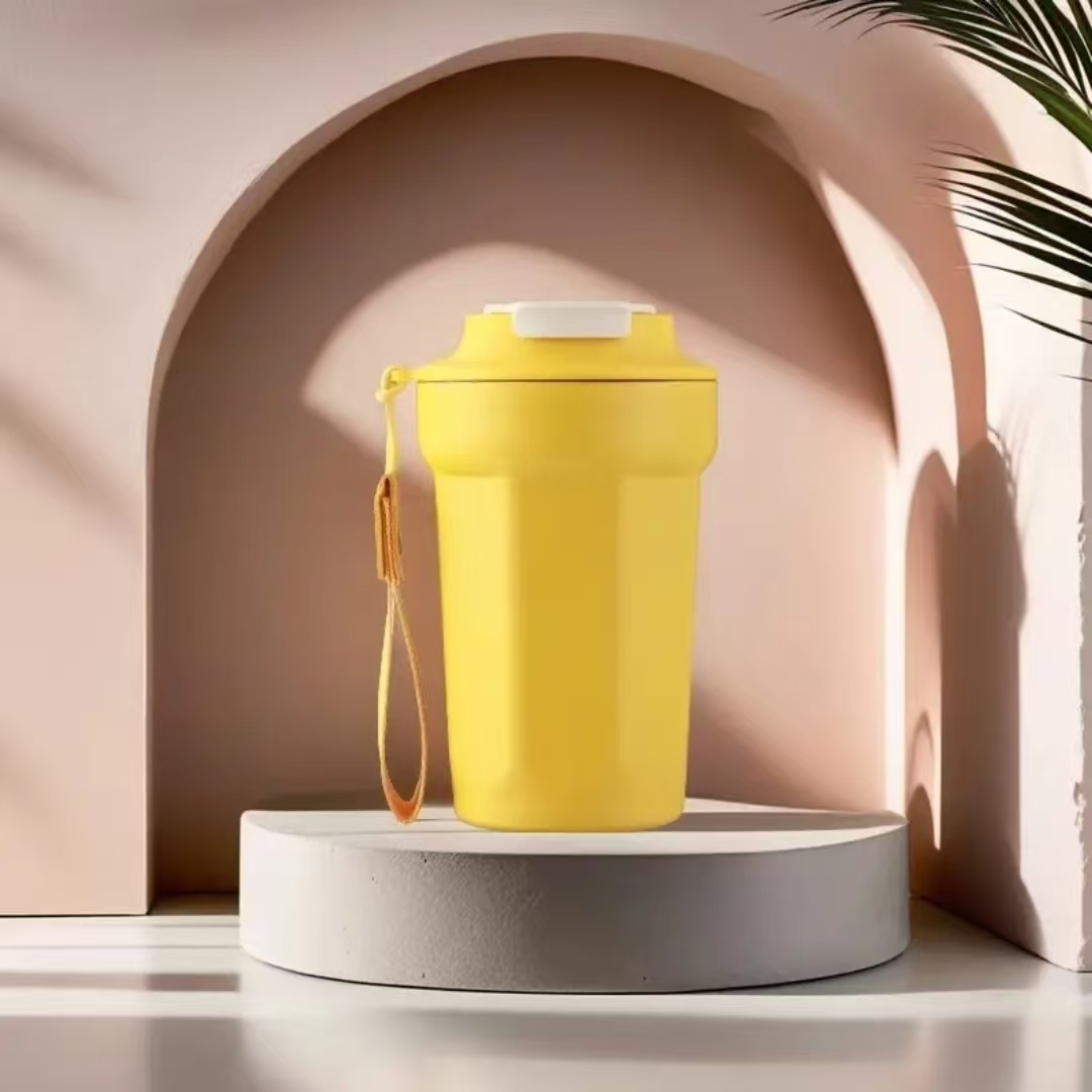 316不锈钢咖啡杯便携式水杯运动保温杯办公室喝水杯大容量学生