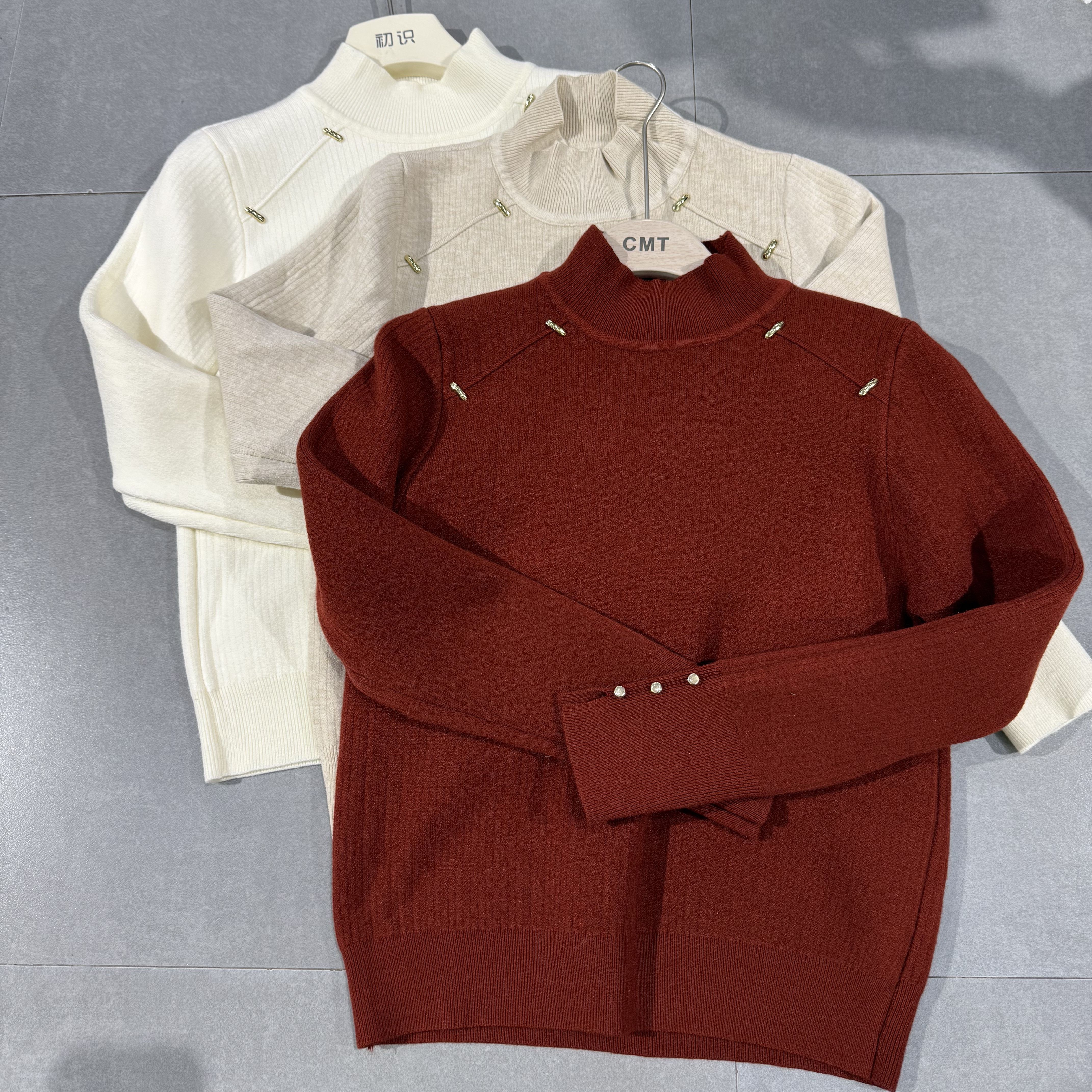 小金豆 毛衣 多色一体绒