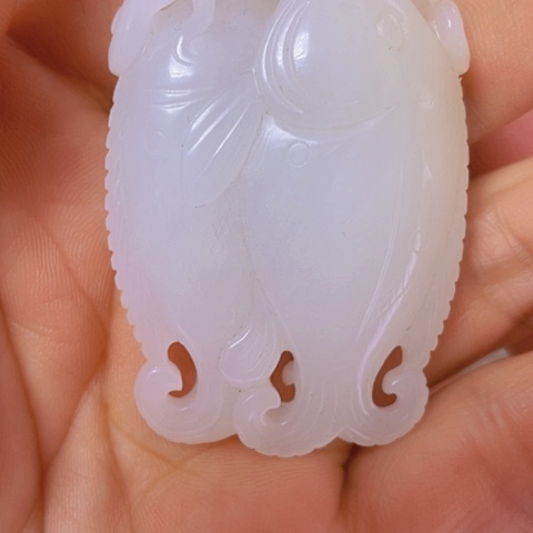 和田玉（白玉）挂件未镶嵌