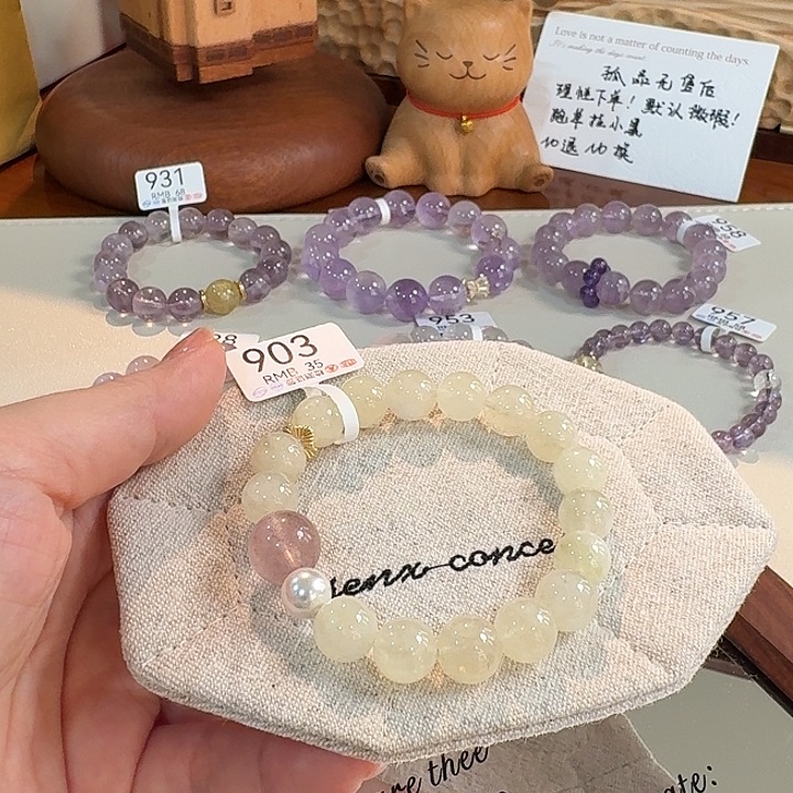 未镶嵌水晶手链903卡10