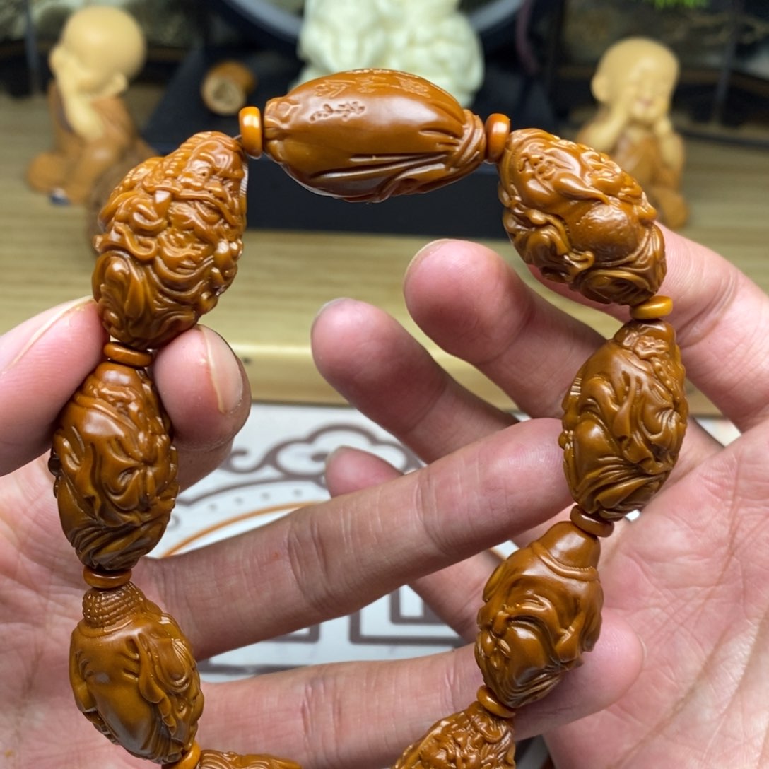 橄榄核手串/手链橄榄核雕工艺手串