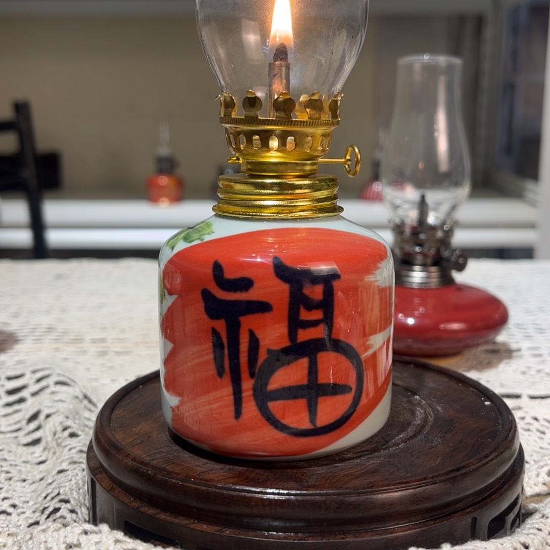 摆件景德镇陶瓷香薰灯