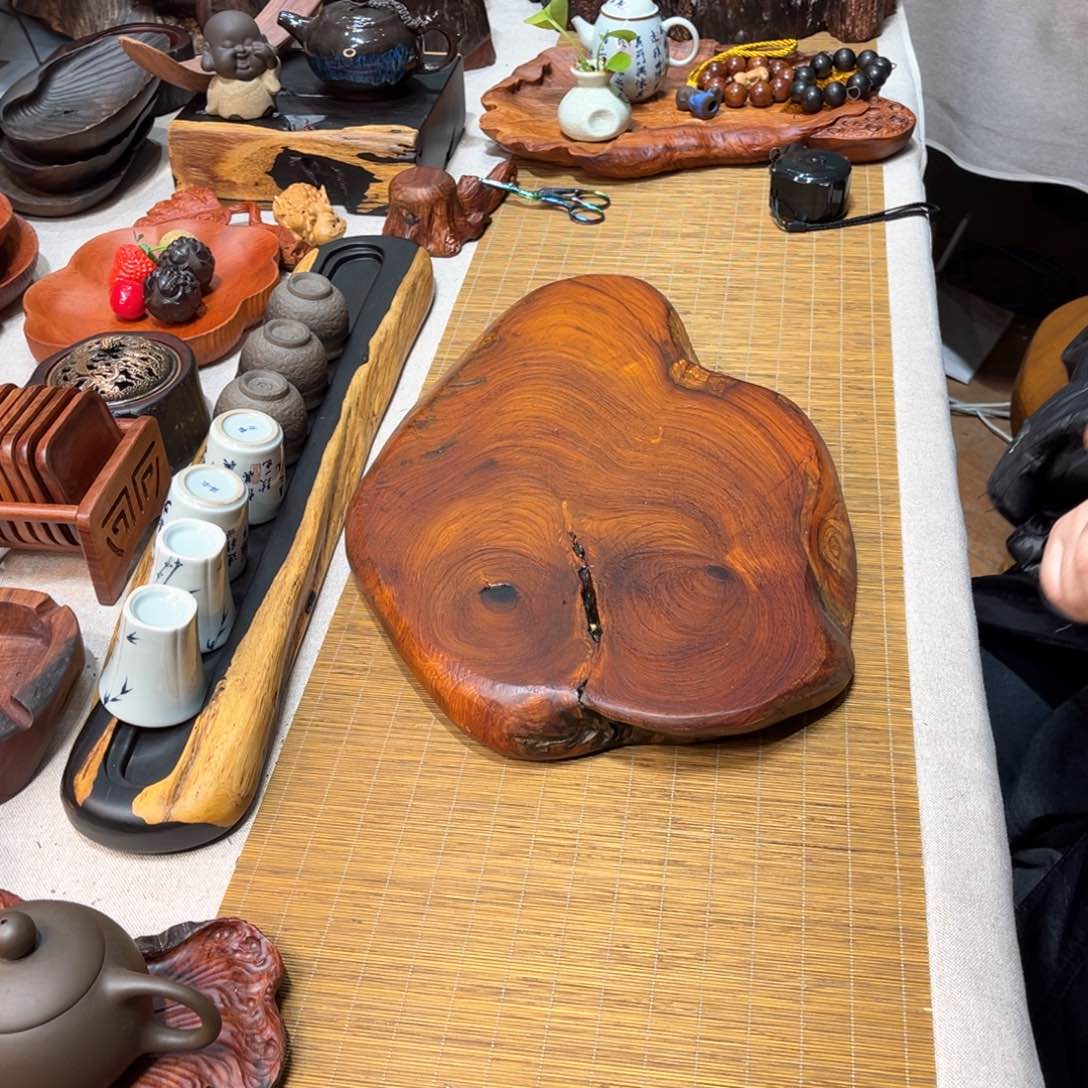 30老挝花梨木随形干泡盘43-26-5