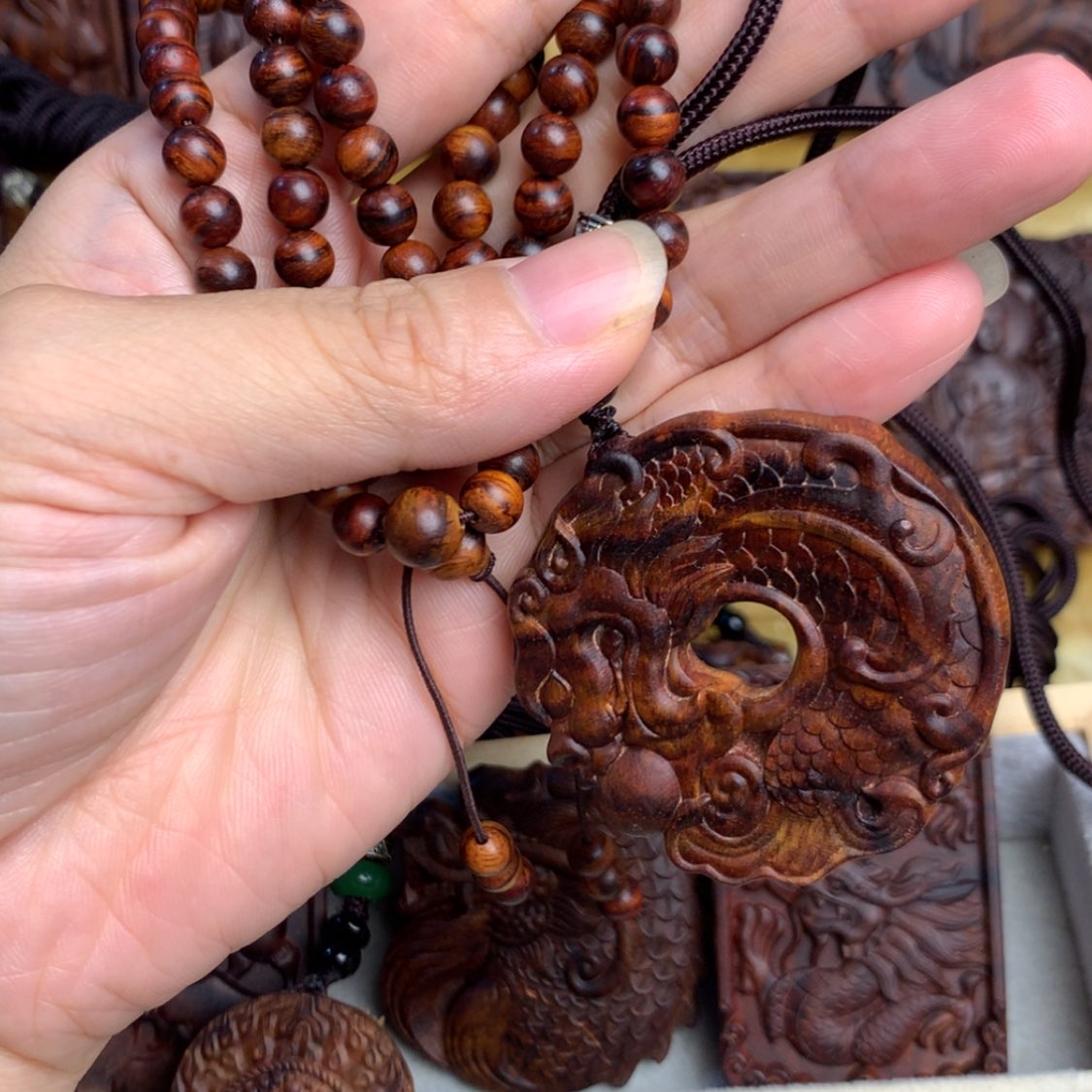 【闪购商品】黄花梨/降香黄檀手串/手链y**a
