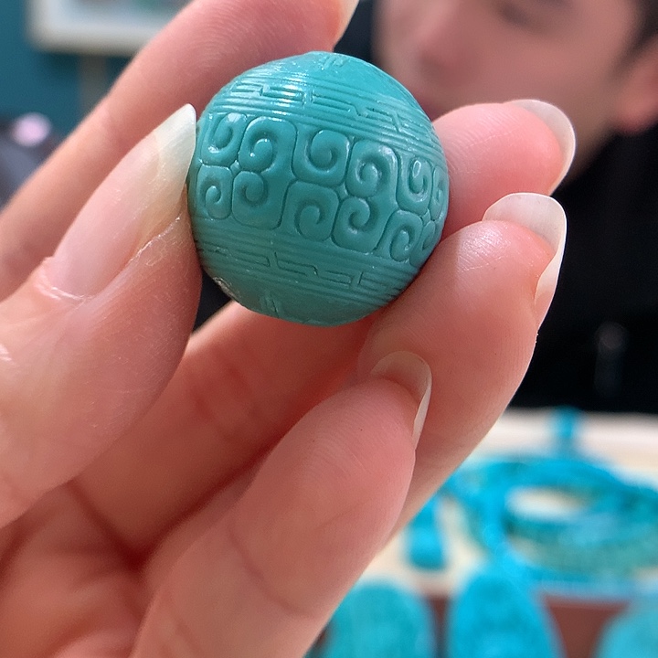 绿松石珠宝奇石未镶嵌