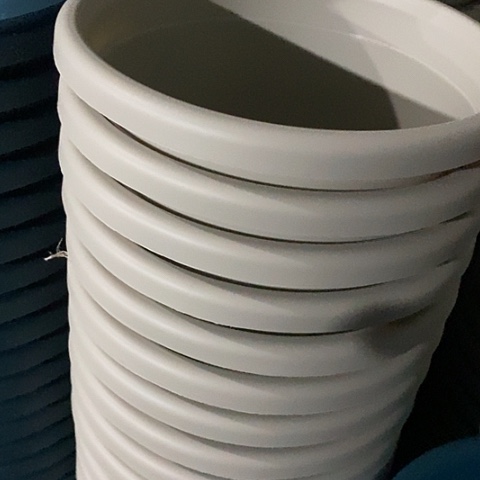 树脂四季3号灰白无托10个