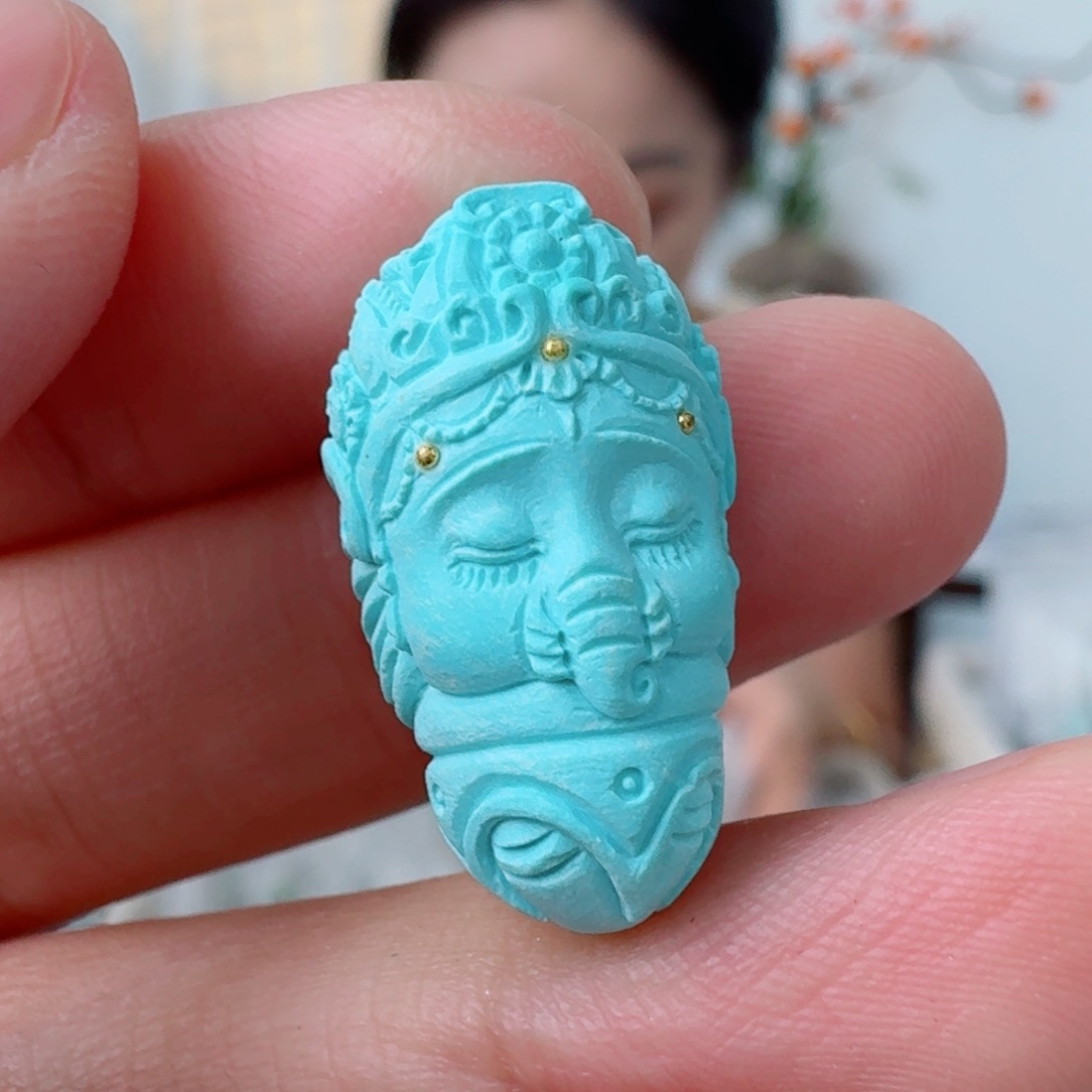 未镶嵌绿松石珠宝奇石