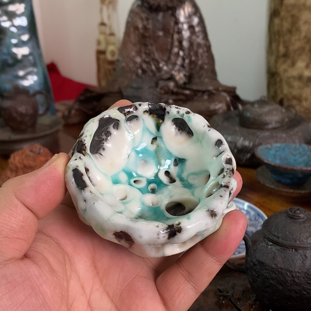 手工制作柴烧茶具
