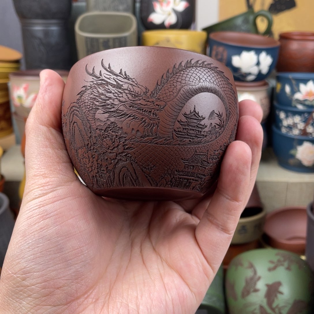 紫砂茶杯紫砂茶杯