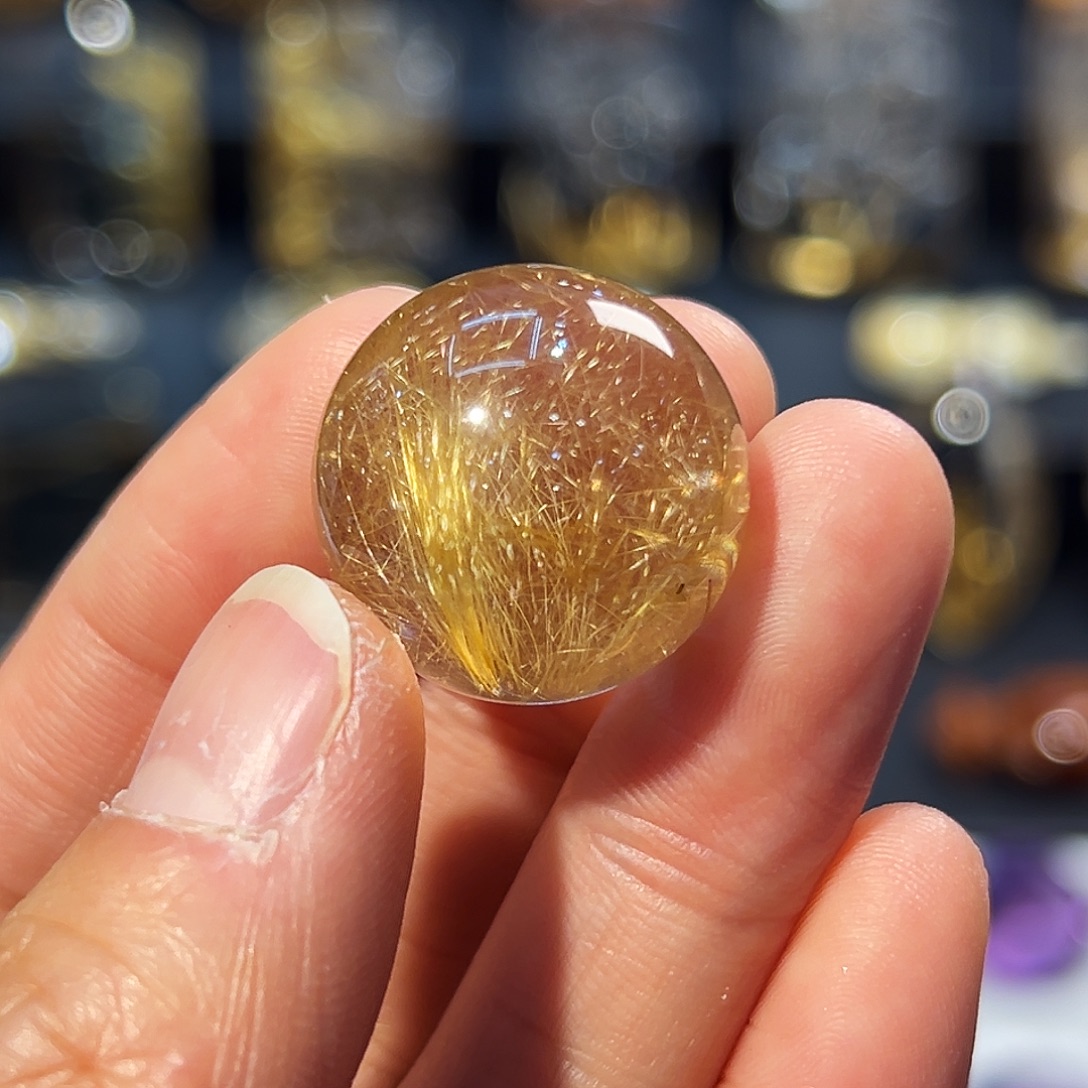 发晶颈饰未镶嵌吊坠