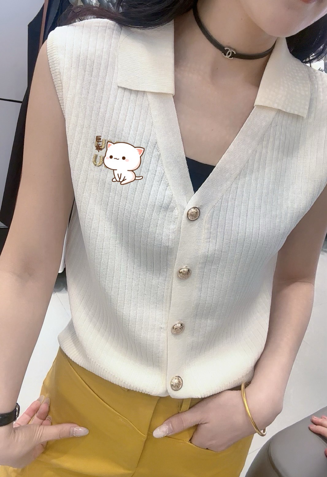 【赫本】p831m款夏季翻领显瘦上衣