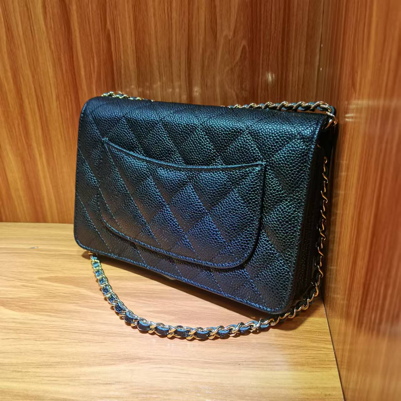 【FF】新款时尚百搭真皮斜跨单肩包woc【真皮女包包】08