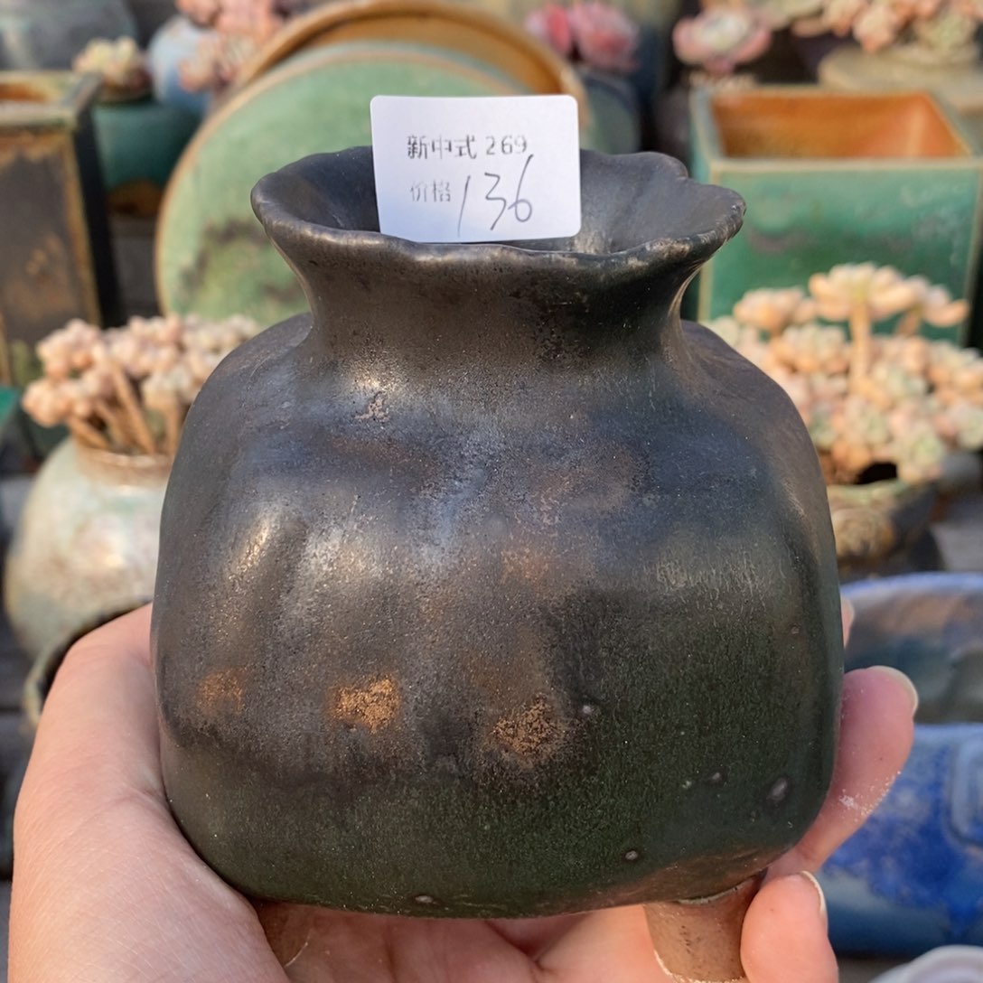 粗砂花盆1987盆新中式269