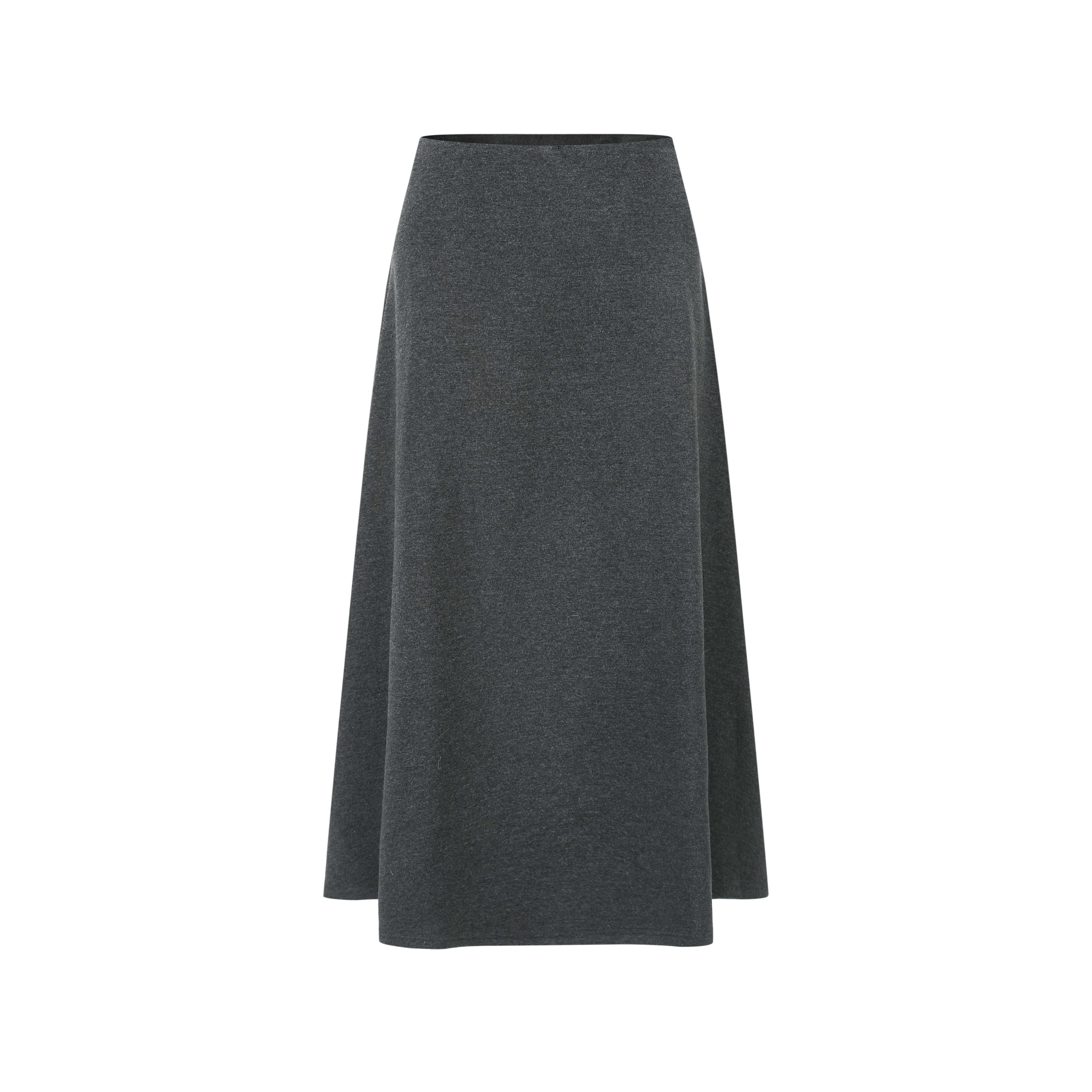 Minimalist A-Line Long Skirt 极简弹力腰围伞摆长裙