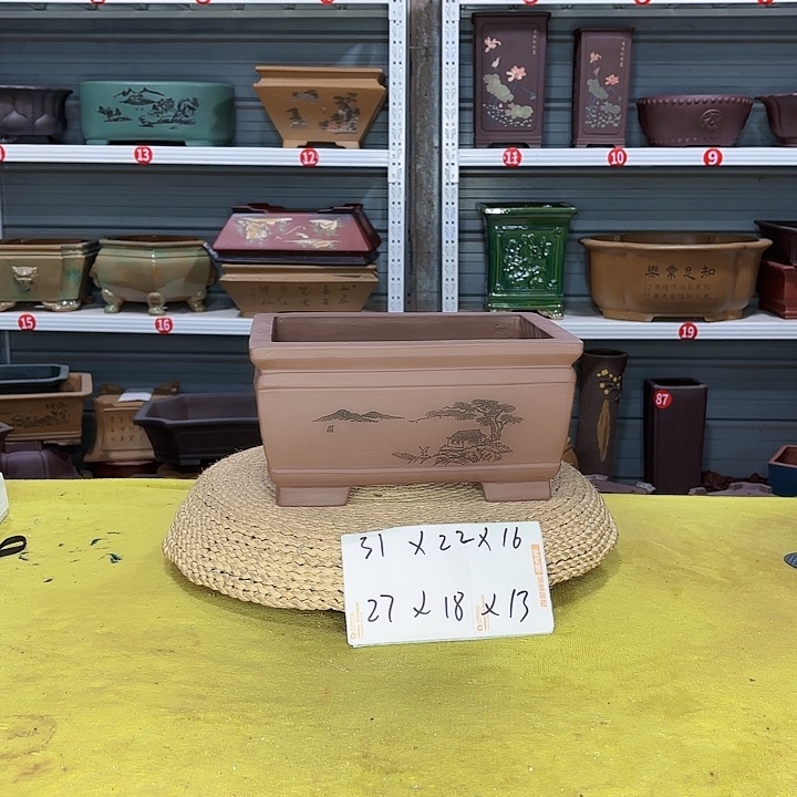 紫砂花盆宜兴紫砂厂