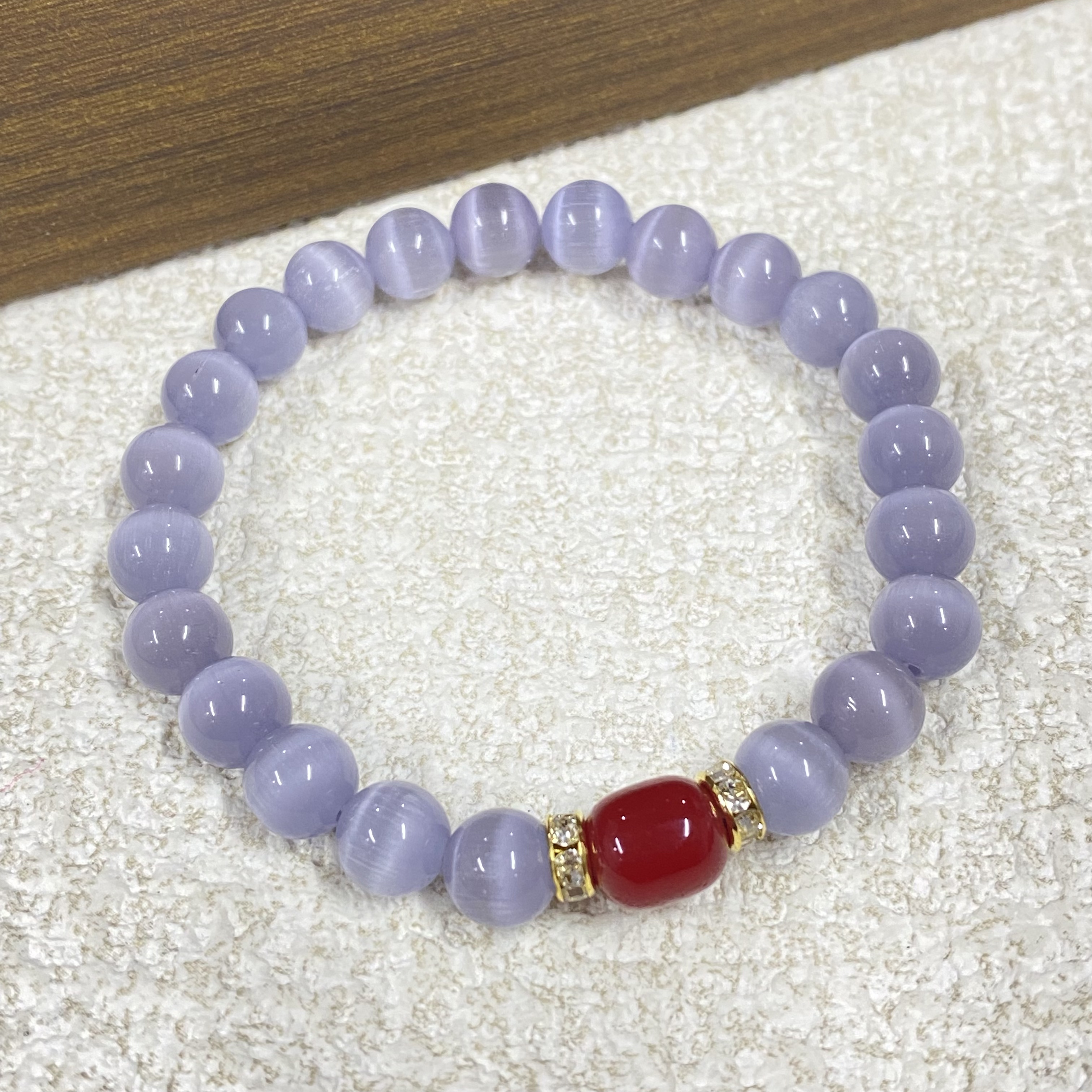 YHKINGS1667设计师款8m南红玛瑙单圈简约多样性发其一不带礼盒