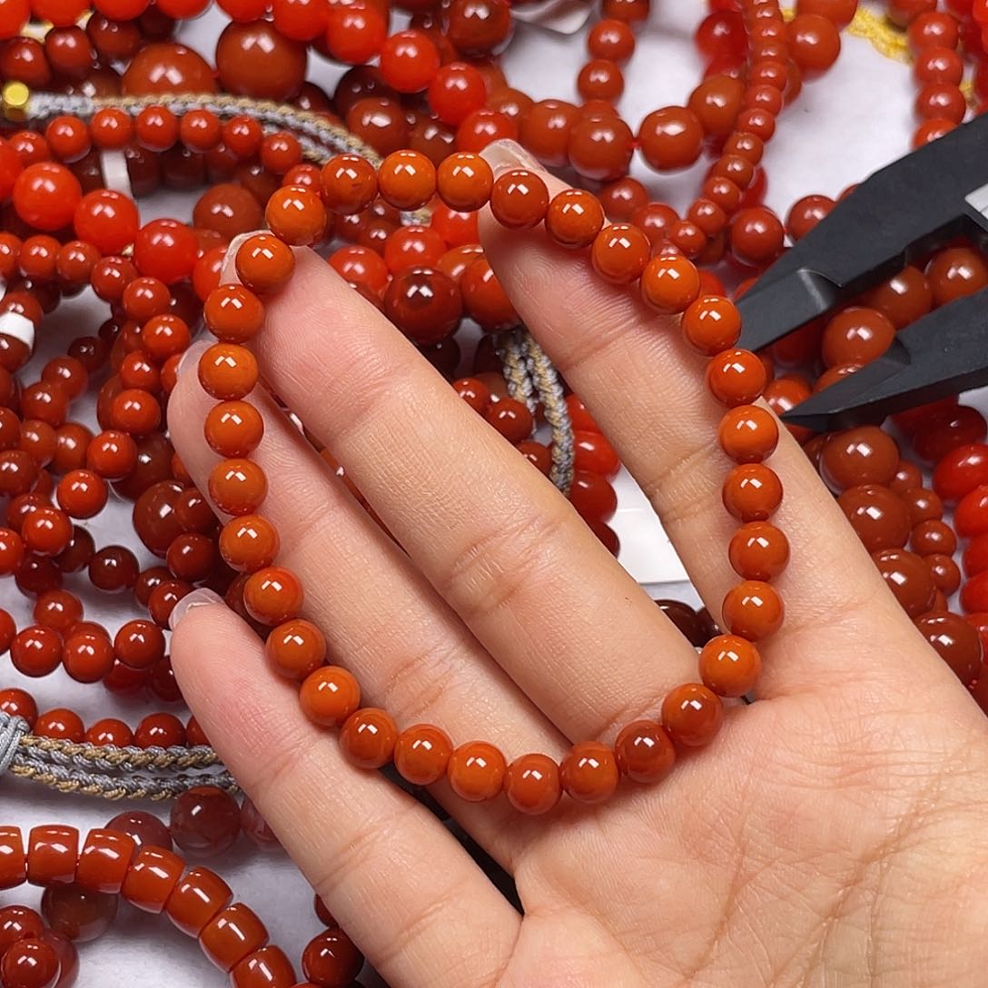 未镶嵌手链南红玛瑙