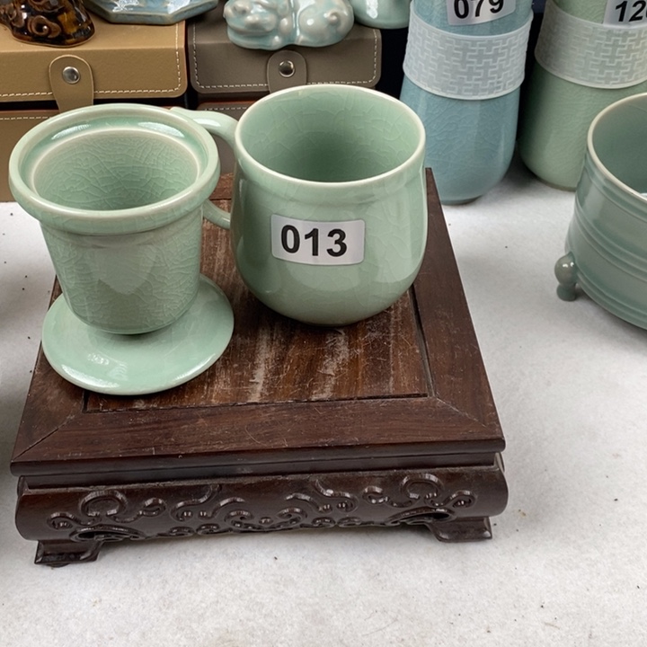 杯子原矿釉原产地汝瓷精品