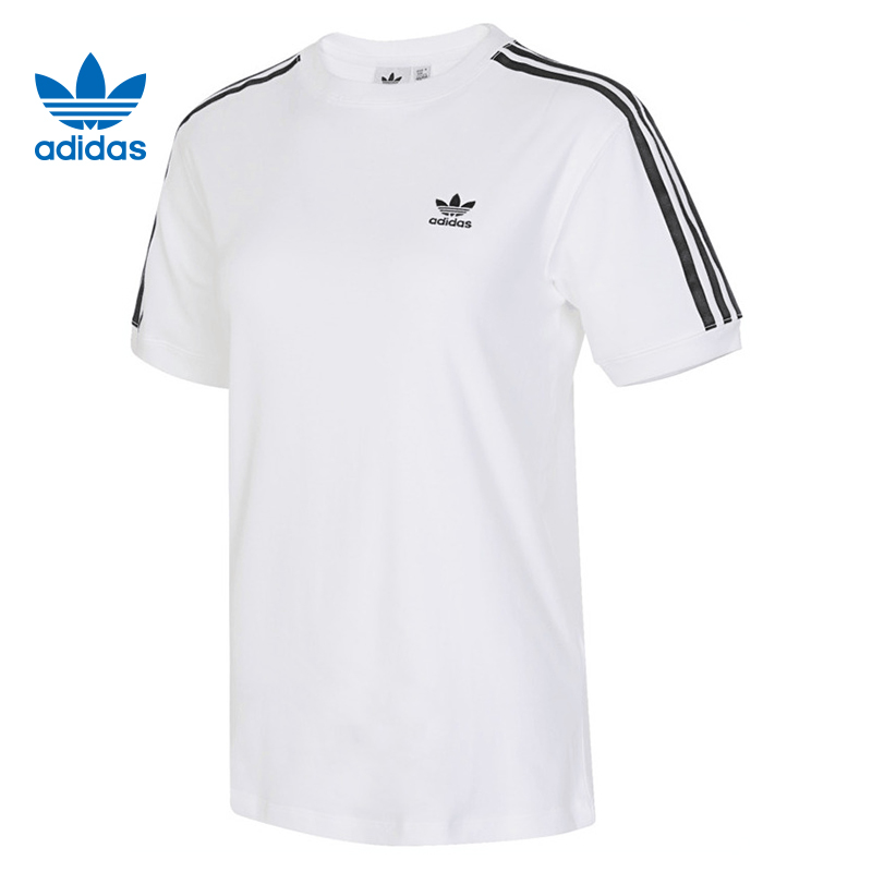 同adidas阿迪达斯三叶草女子运动休闲短袖T恤IR8051