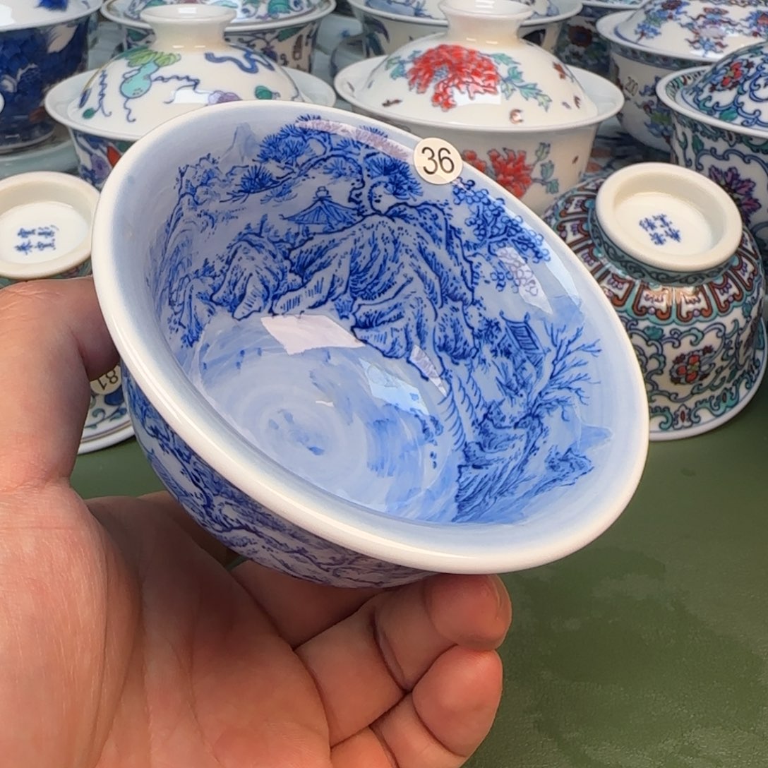 彦祖纯手工手绘茶具36