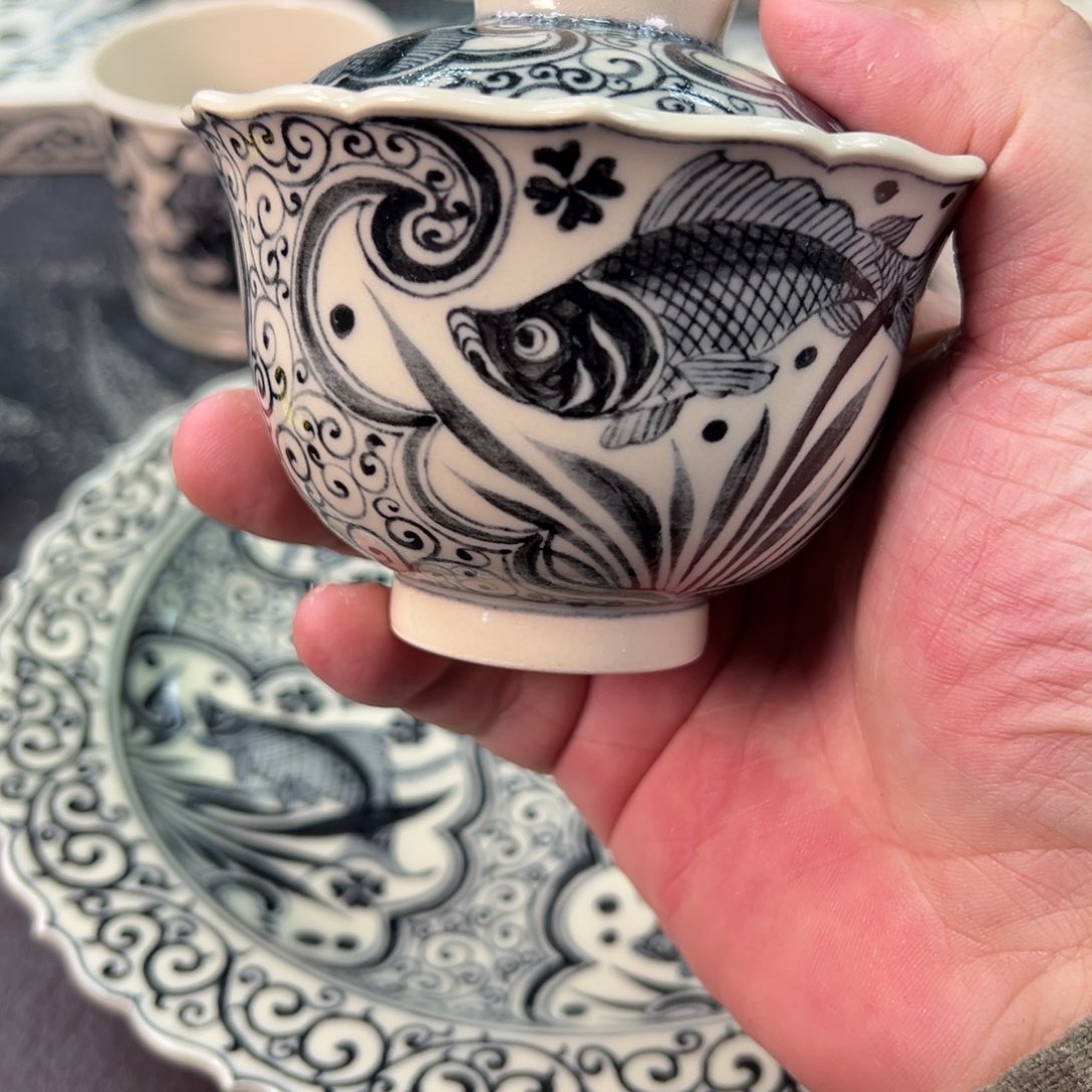 陶景德镇手工手绘陶瓷